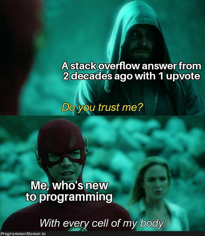 It has to be right | programming-memes, stack-memes, program-memes, overflow-memes, IT-memes, rust-memes | ProgrammerHumor.io