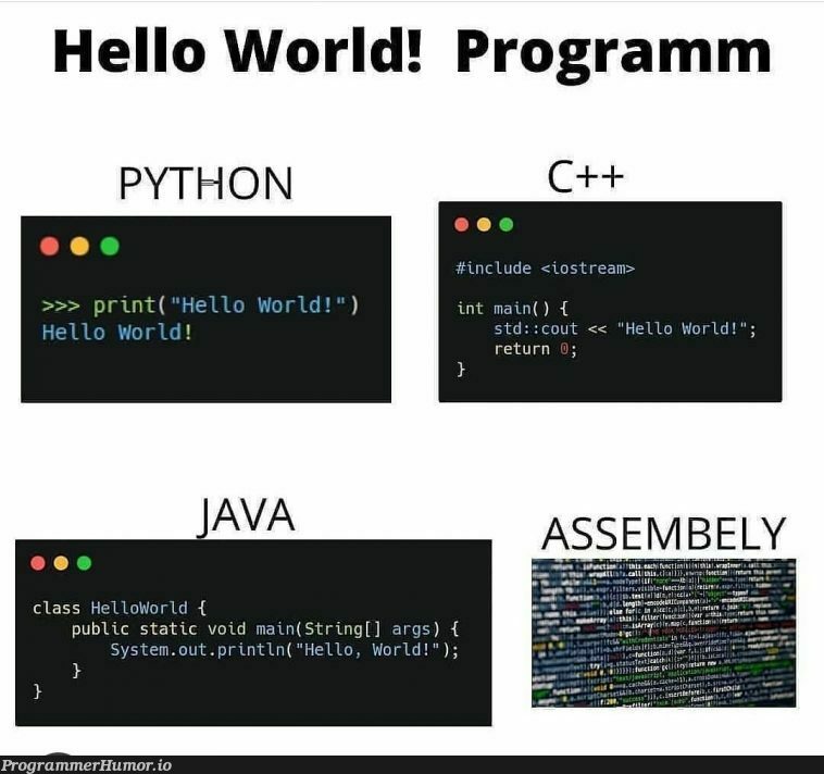 Python rocks – ProgrammerHumor.io