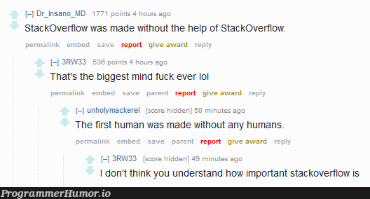 They're not wrong. | stackoverflow-memes, stack-memes, overflow-memes, mac-memes | ProgrammerHumor.io