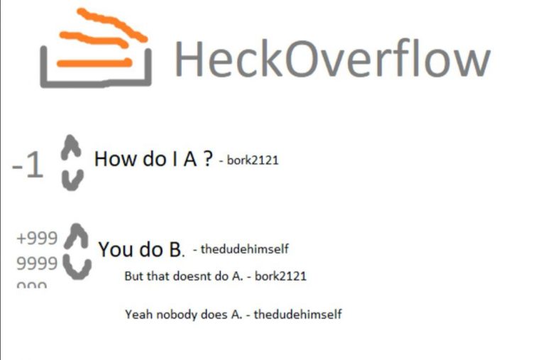 HeckOverflow | c-memes, overflow-memes | ProgrammerHumor.io