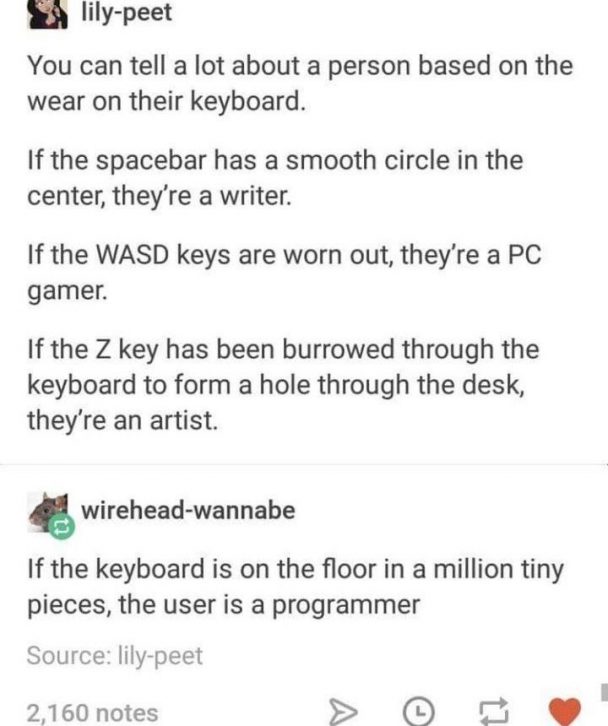 Keyboards | programmer-memes, program-memes, rds-memes, space-memes | ProgrammerHumor.io