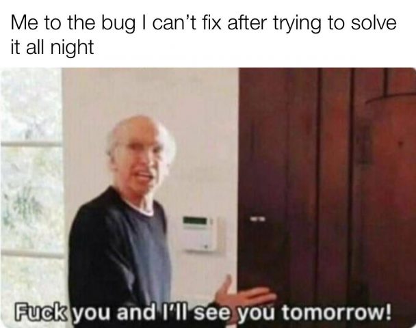 I’ll always come back | try-memes, bug-memes, fix-memes, IT-memes | ProgrammerHumor.io