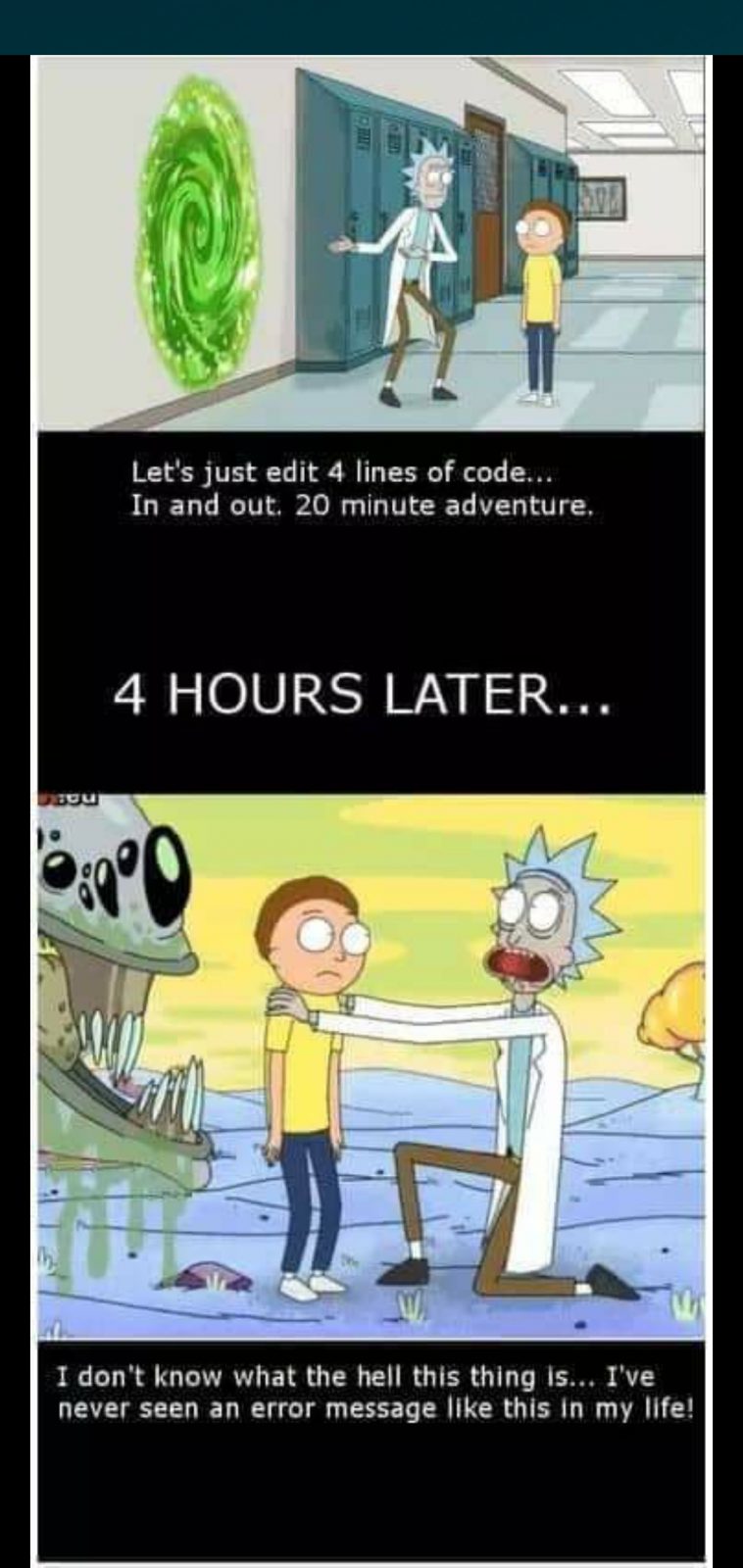 I'll fix it at night | code-memes, lines of code-memes, error-memes, fix-memes, IT-memes | ProgrammerHumor.io