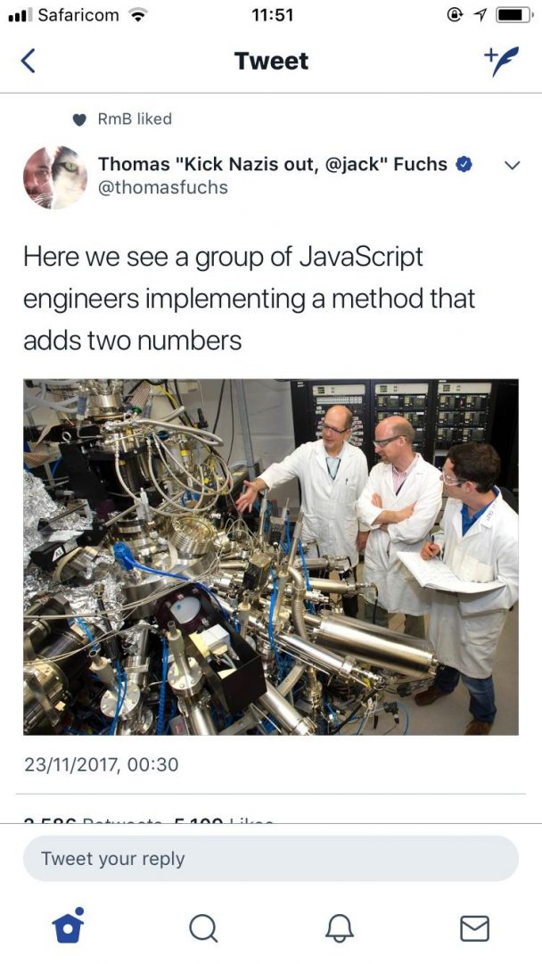 JavaScript ‘Engineers’ | javascript-memes, java-memes, engineer-memes | ProgrammerHumor.io