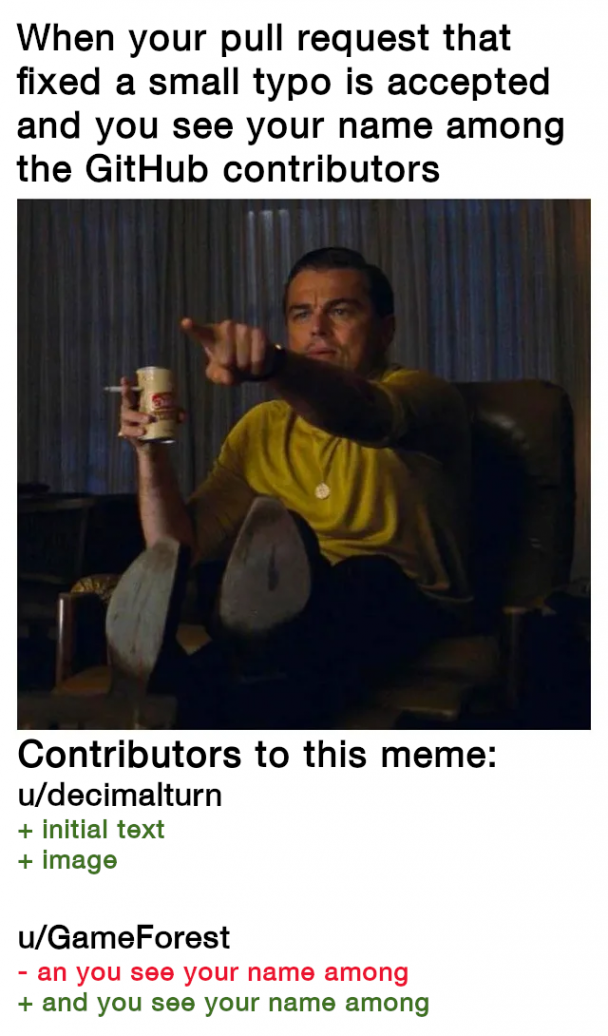 This is getting too meta | git-memes, github-memes, image-memes, rest-memes, fix-memes | ProgrammerHumor.io