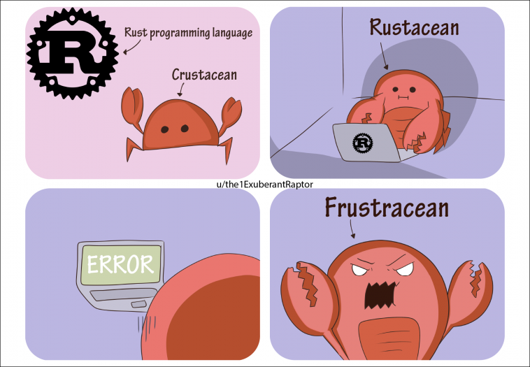 Learning Rust got me feeling like: | programming-memes, program-memes, language-memes, rust-memes, programming language-memes | ProgrammerHumor.io