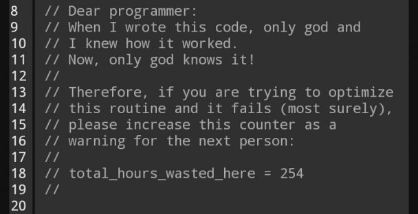 Only God and I knew | programmer-memes, code-memes, program-memes, try-memes, warning-memes, IT-memes | ProgrammerHumor.io