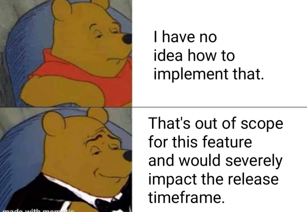 WE'VE ALL DONE THIS (and if you haven't you probably should...) | release-memes, idea-memes, ide-memes, feature-memes | ProgrammerHumor.io