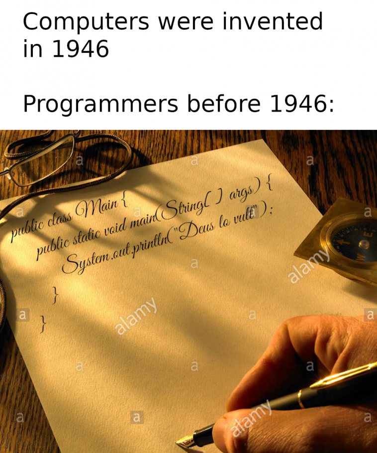 Programmers before computers were invented | programmer-memes, computer-memes, program-memes | ProgrammerHumor.io