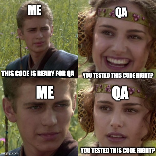 Developers not testing code | developer-memes, code-memes, testing-memes, test-memes, qa-memes, tested-memes | ProgrammerHumor.io