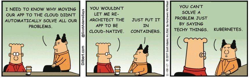 Cloud, containers and kubernetes – ProgrammerHumor.io