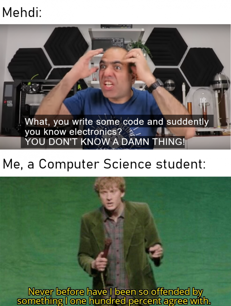 Originally on r/ElectroBOOM – ProgrammerHumor.io