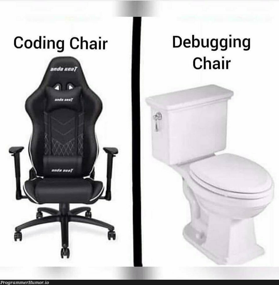 So where are you sitting now? – ProgrammerHumor.io