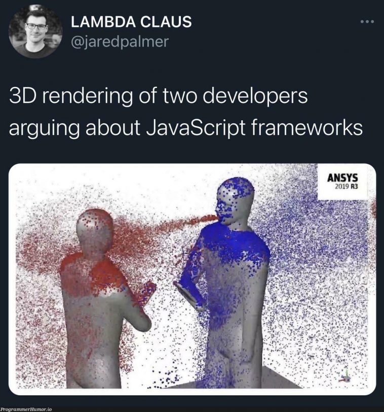 Angular vs React developers – ProgrammerHumor.io