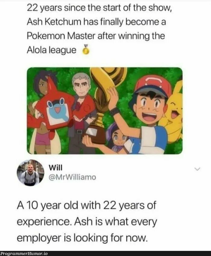 Ash Ketchum finally wins a Pokémon League after two decades of trying