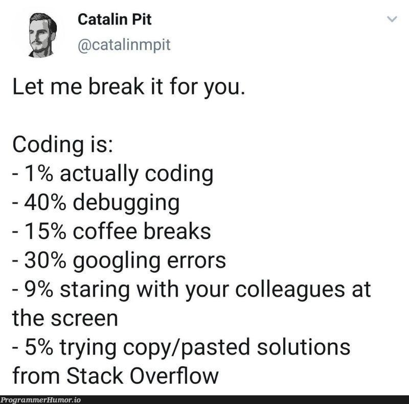 He did break it down quite accurately  ProgrammerHumor.io