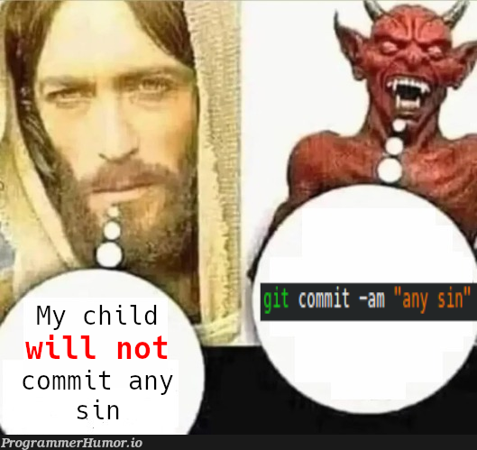 nothing left to commit – ProgrammerHumor.io