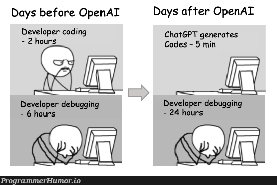 how-openai-chatgpt-helps-software-development-programmerhumor-io