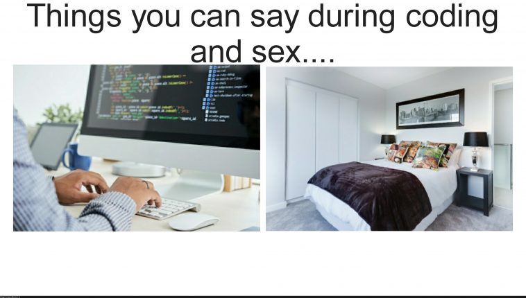 Things You Can Say During Coding And Sex 