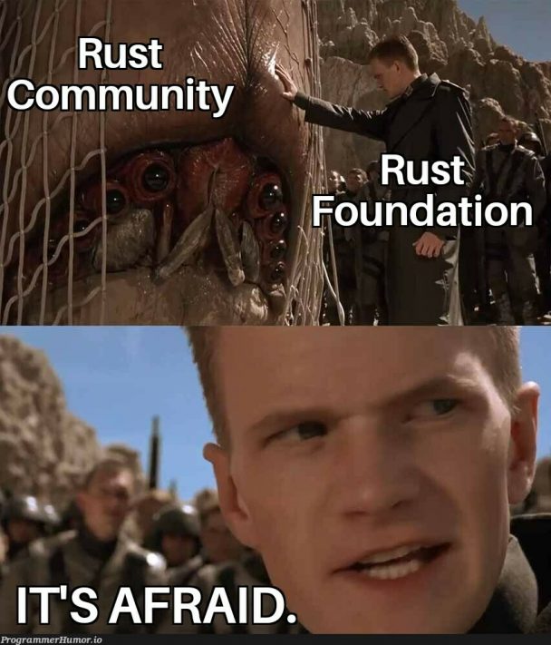 Good luck enforcing your bullshit | rust-memes | ProgrammerHumor.io