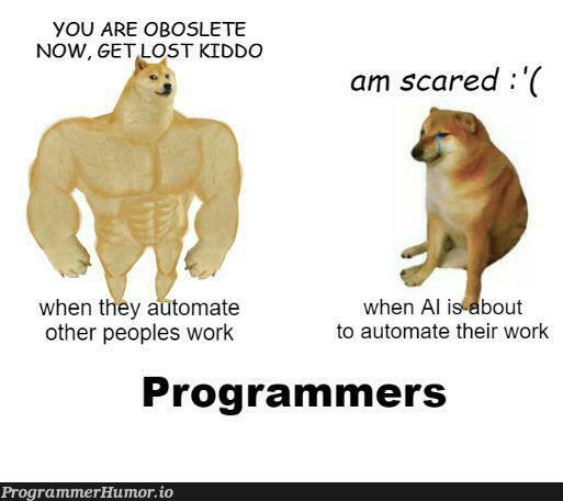 Enjoy your new free time – ProgrammerHumor.io