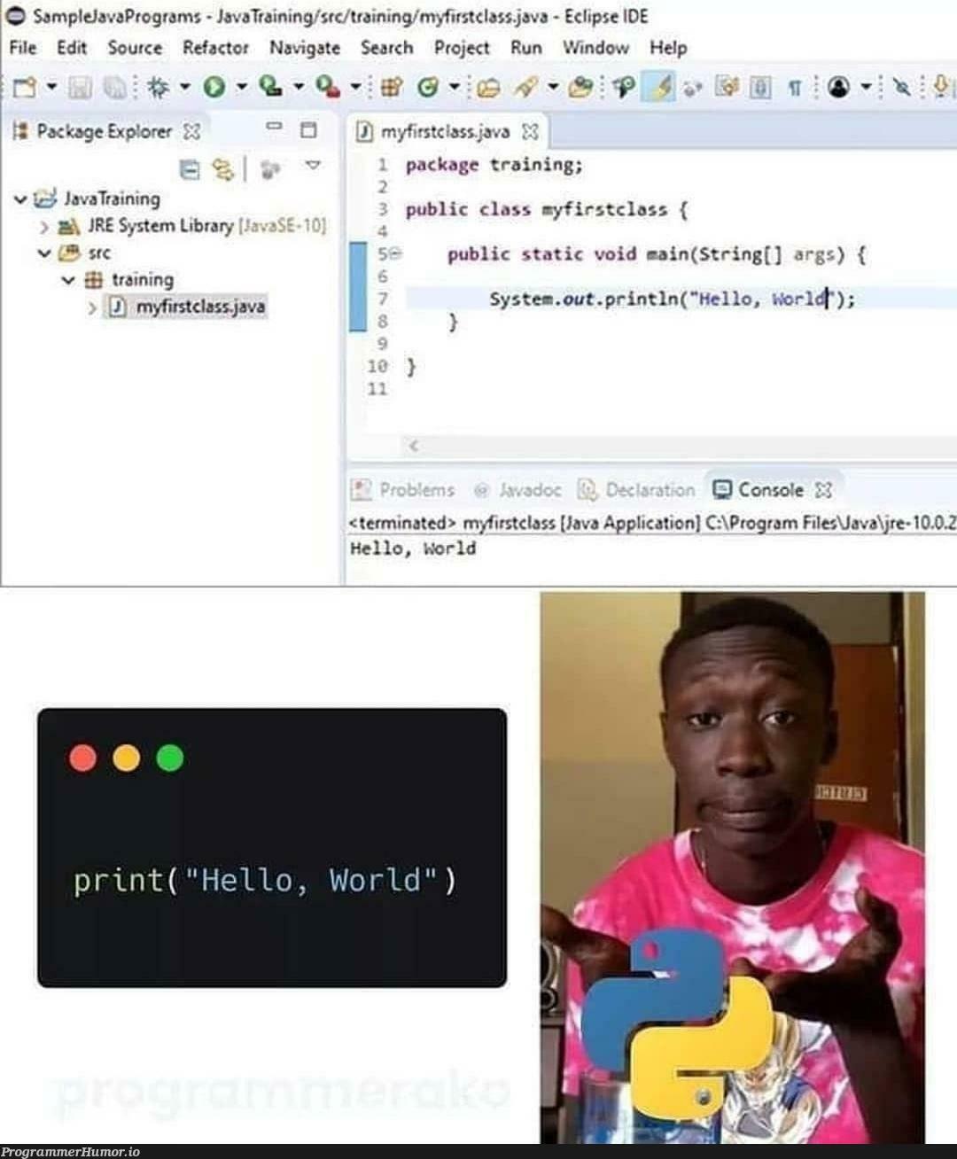 Python Programmerhumor Io