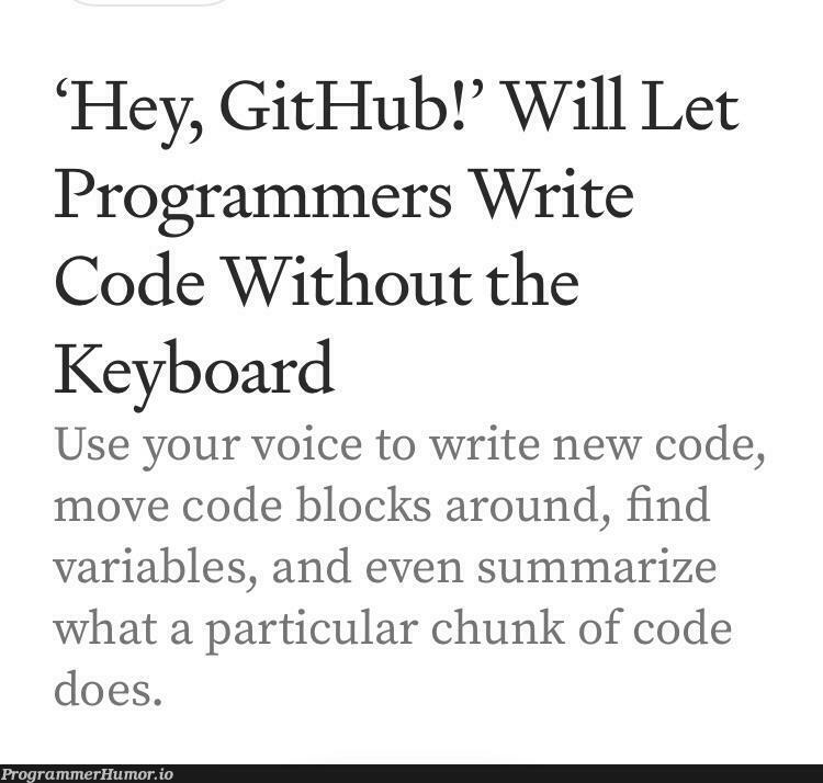 Hey Github! Write a sorting algorithm! – ProgrammerHumor.io